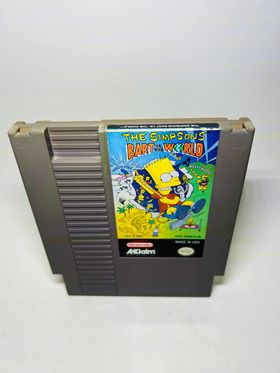 THE SIMPSONS BART VS THE WORLD NINTENDO NES - jeux video game-x
