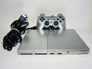 CONSOLE PLAYSTATION 2 PS2 ARGENT SLIM SILVER SYSTEM SCPH-90001 - jeux video game-x