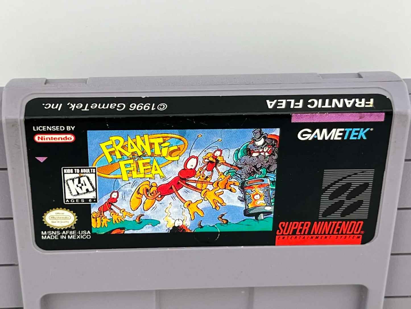 FRANTIC FLEA SUPER NINTENDO SNES