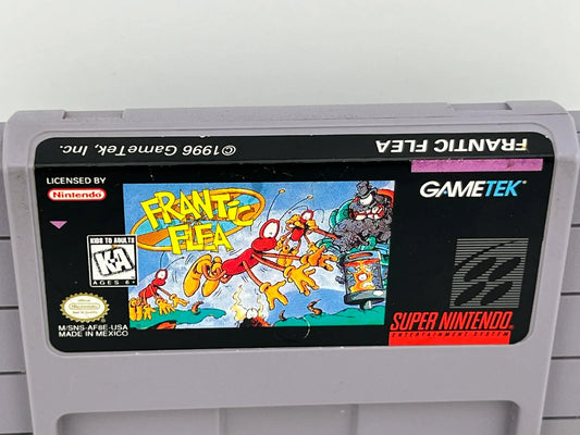 FRANTIC FLEA SUPER NINTENDO SNES