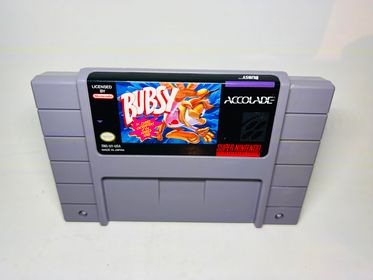 BUBSY IN CLAWS ENCOUNTERS ON THE FURRED KIND SUPER NINTENDO SNES - jeux video game-x