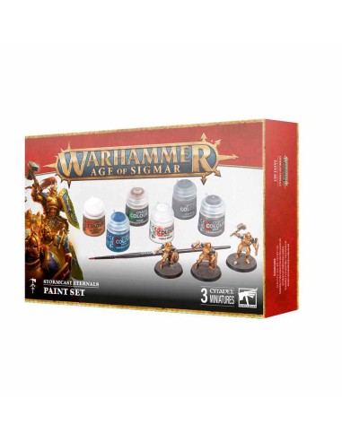 Ensemble de figurines à peinturer Warhammer Age of Sigmar Stormcast Eternals - jeux video game-x