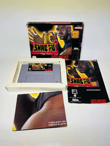 SHAQ FU EN BOITE SUPER NINTENDO SNES - jeux video game-x