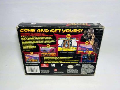 SHAQ FU EN BOITE SUPER NINTENDO SNES - jeux video game-x