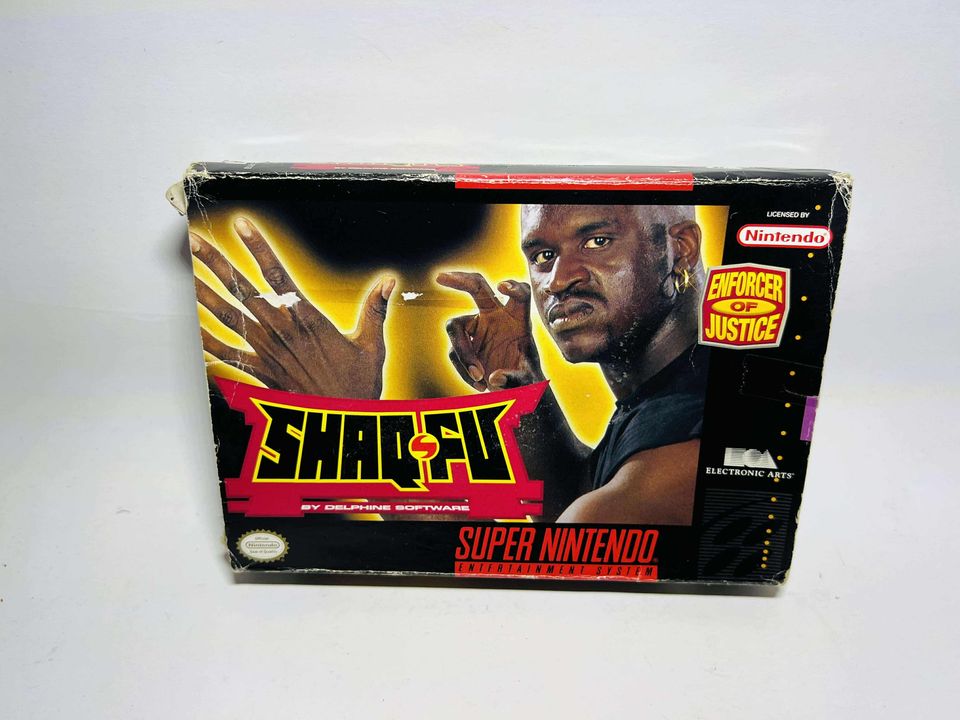 SHAQ FU EN BOITE SUPER NINTENDO SNES - jeux video game-x