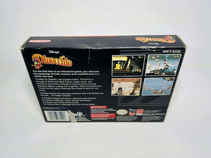 DISNEY'S PINOCCHIO EN BOITE SUPER NINTENDO SNES - jeux video game-x