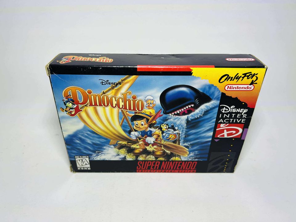 DISNEY'S PINOCCHIO EN BOITE SUPER NINTENDO SNES - jeux video game-x