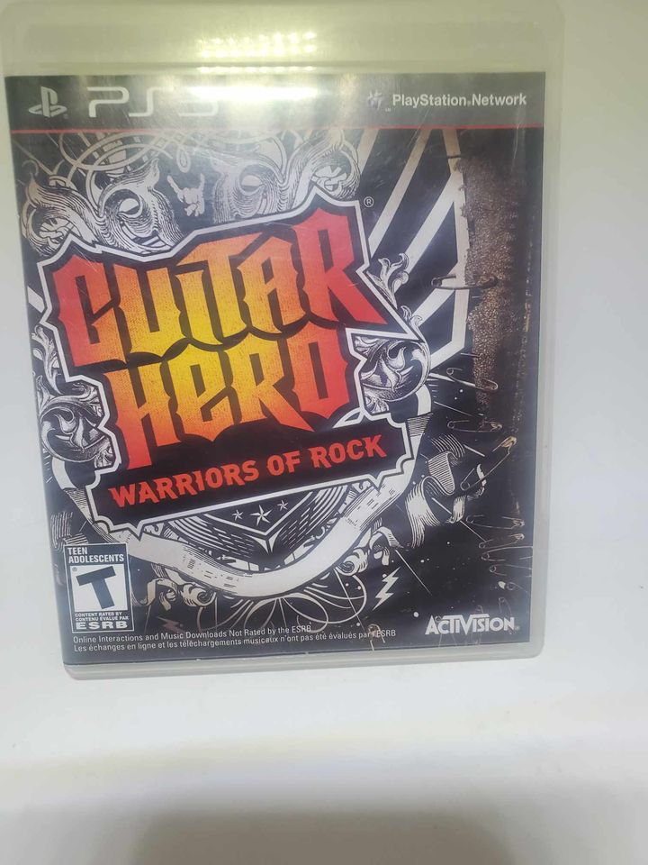 GUITAR HERO: WARRIORS OF ROCK PLAYSTATION 3 PS3 - jeux video game-x