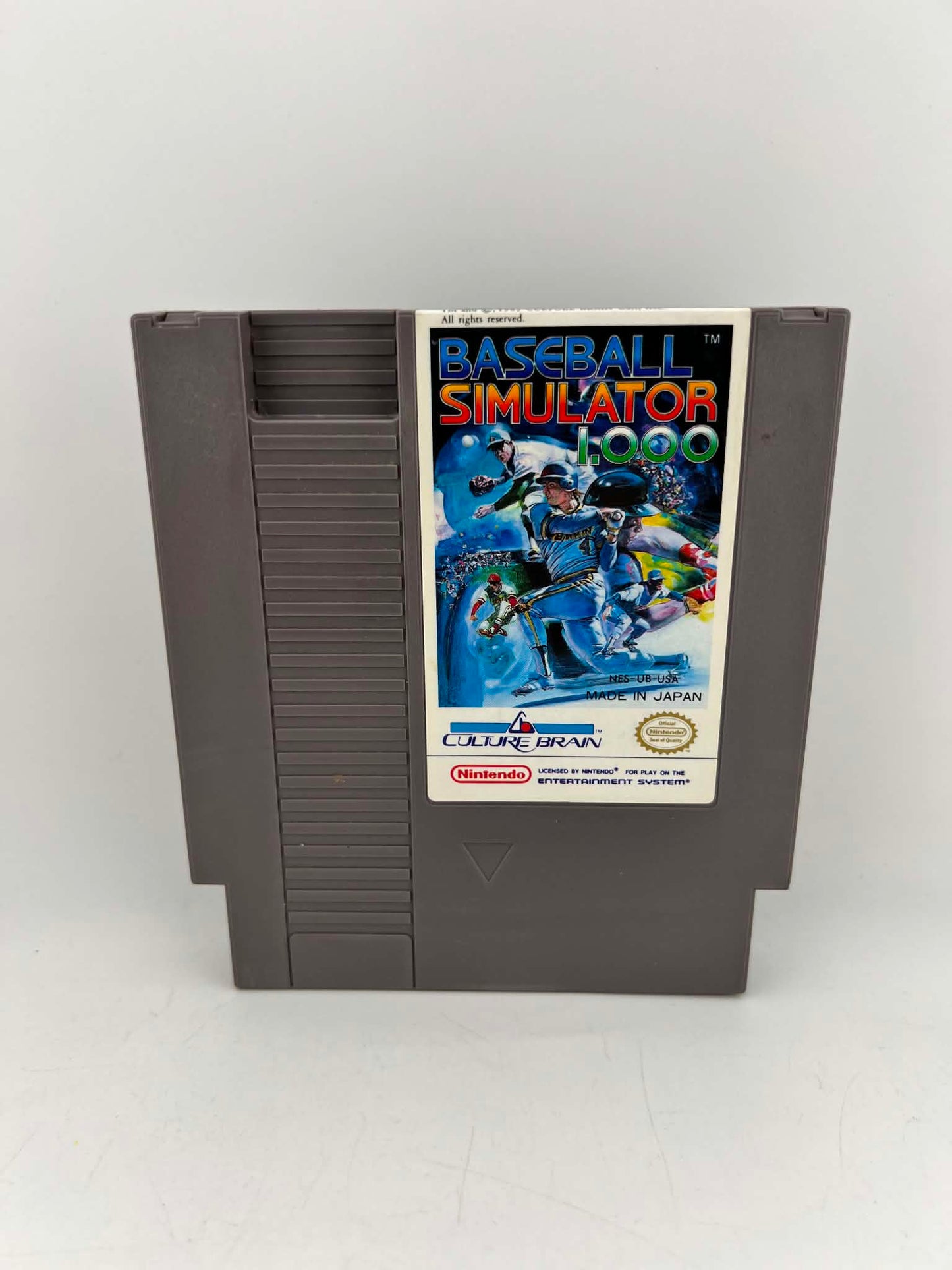 BASEBALL SIMULATOR 1.000 NINTENDO NES