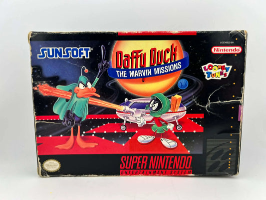 DAFFY DUCK THE MARVIN MISSIONS en boite SUPER NINTENDO SNES