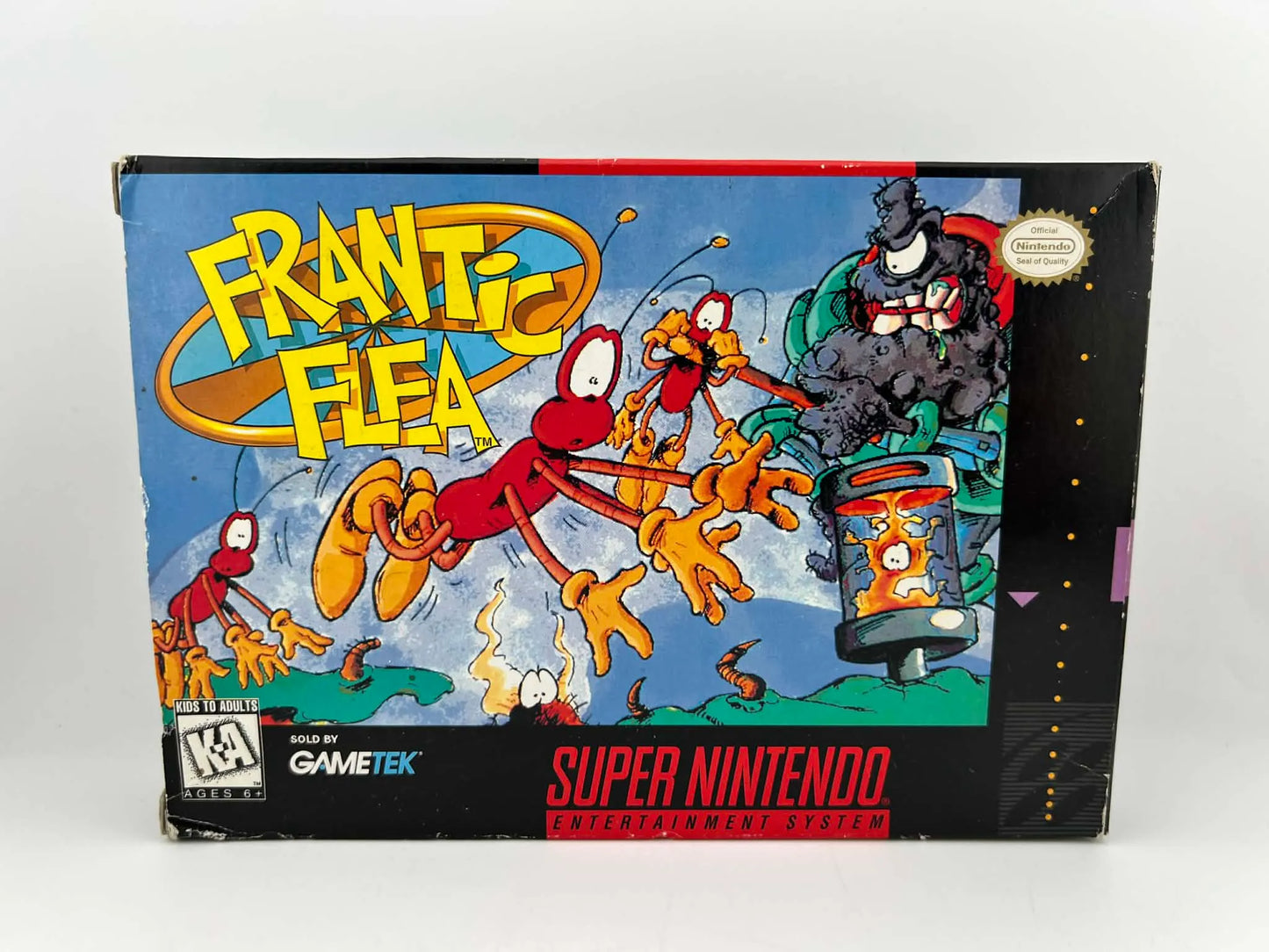 FRANTIC FLEA EN BOITE SUPER NINTENDO SNES