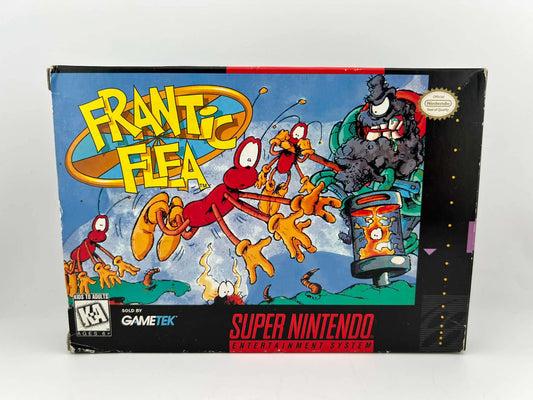 FRANTIC FLEA EN BOITE SUPER NINTENDO SNES