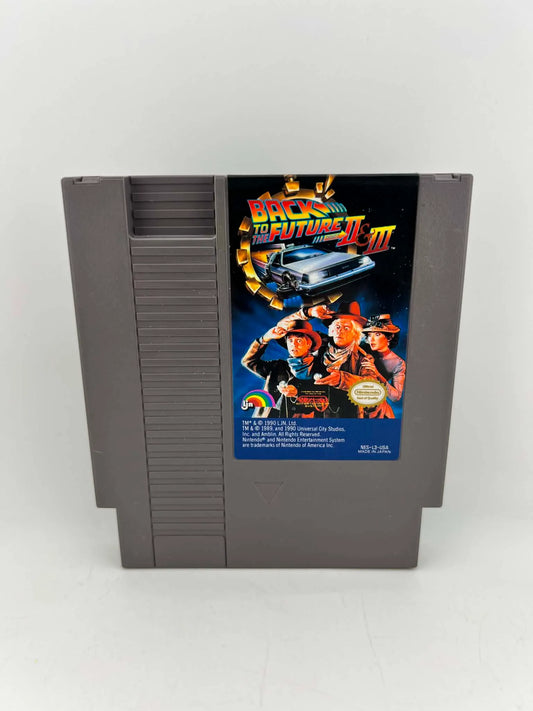 Back to the Future II 2 and III 3 Nintendo NES