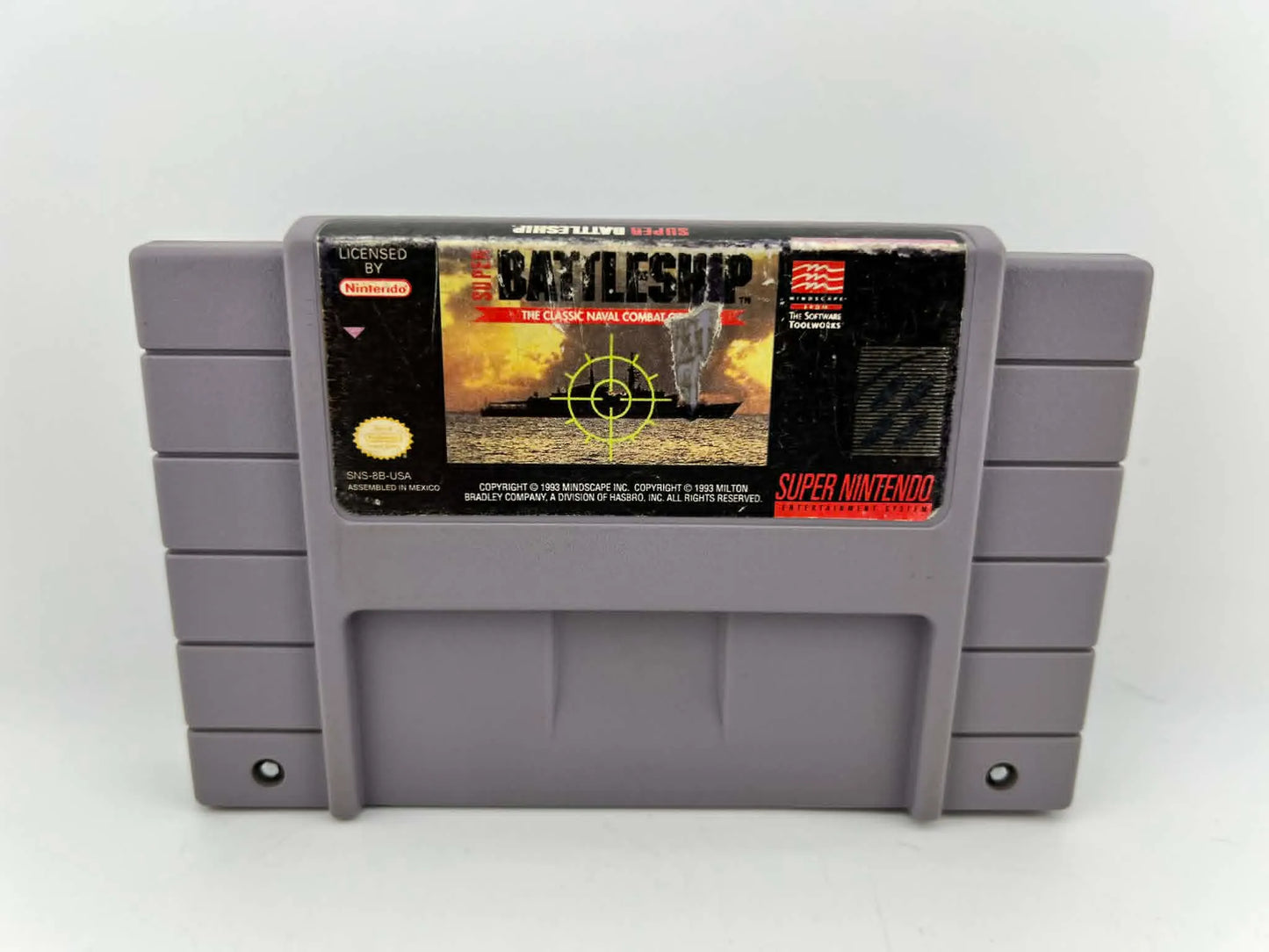 SUPER BATTLESHIP SUPER NINTENDO SNES