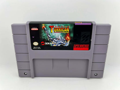 SUPER TURRICAN SUPER NINTENDO SNES