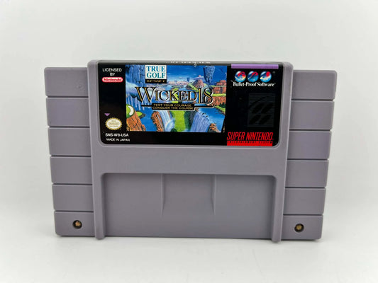 TRUE GOLF CLASSICS: WICKED 18 SUPER NINTENDO SNES