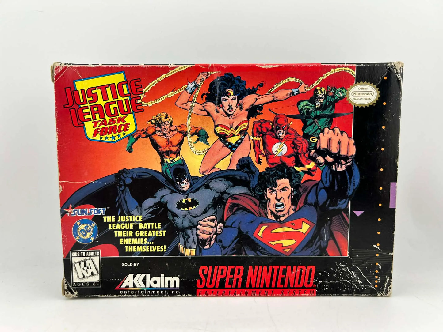 JUSTICE LEAGUE TASK FORCE EN BOITE SUPER NINTENDO SNES