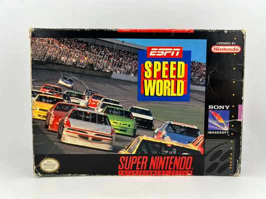 ESPN speed world en boite SUPER NINTENDO SNES