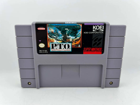 P.T.O. PACIFIC THEATER OF OPERATIONS SUPER NINTENDO SNES
