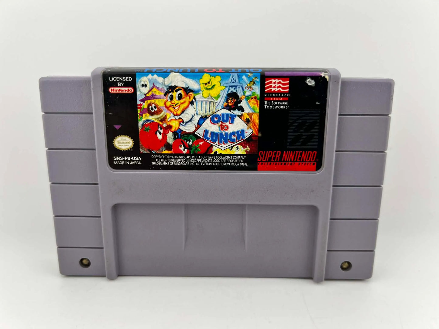 OUT TO LUNCH SUPER NINTENDO SNES
