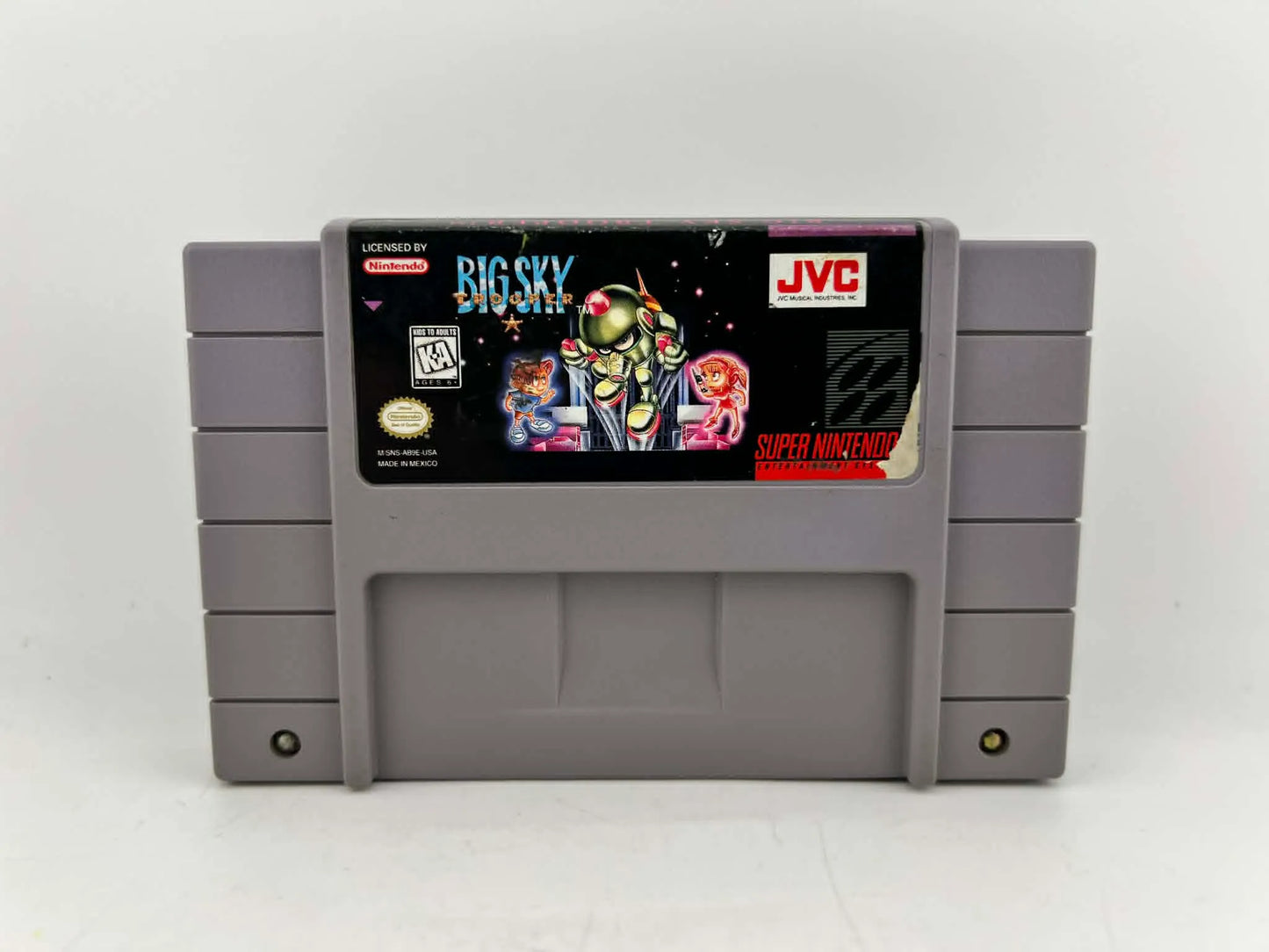 BIG SKY TROOPER SUPER NINTENDO SNES