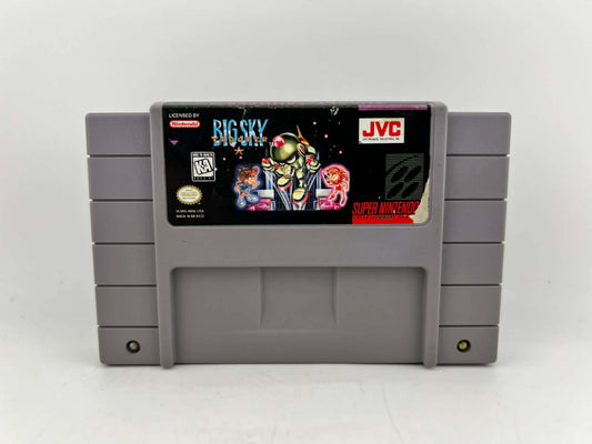 BIG SKY TROOPER SUPER NINTENDO SNES