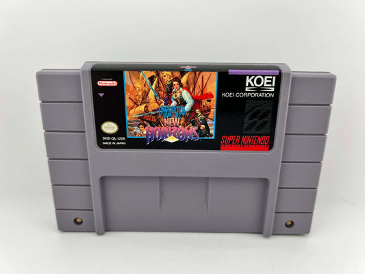 UNCHARTED WATERS NEW HORIZONS SUPER NINTENDO SNES