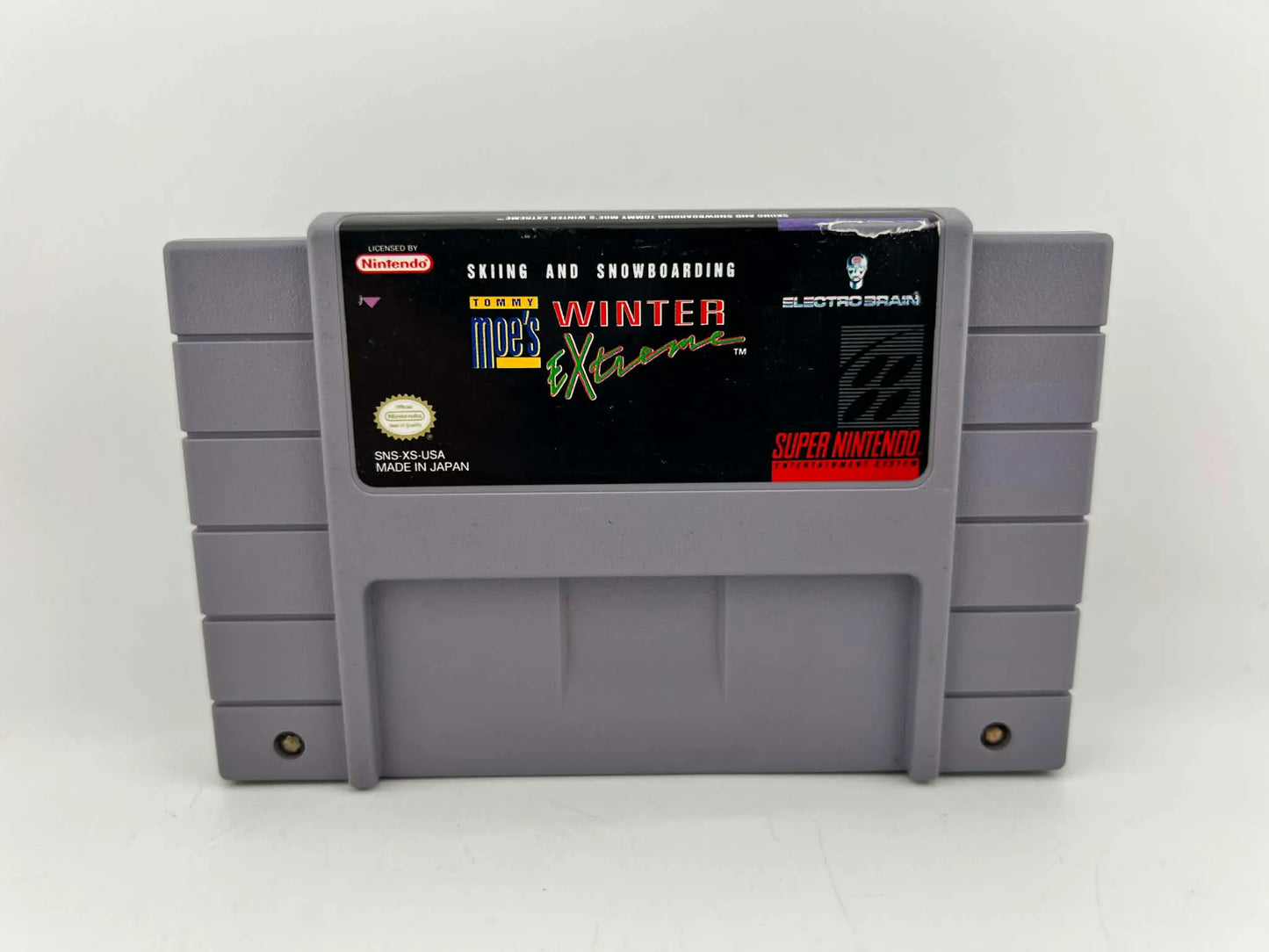 TOMMY MOE'S WINTER EXTREME: SKIING & SNOWBOARDING SUPER NINTENDO SNES