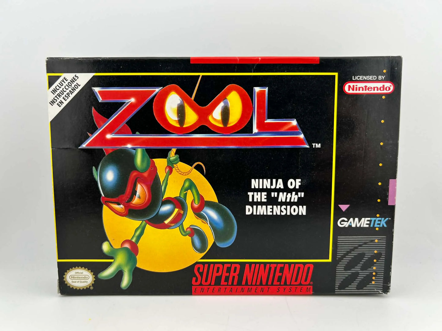 ZOOL NINJA OF THE NTH DIMENSION en boite SUPER NINTENDO SNES