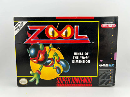 ZOOL NINJA OF THE NTH DIMENSION en boite SUPER NINTENDO SNES