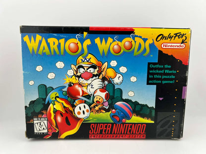 WARIO'S WOODS EN BOITE SUPER NINTENDO SNES