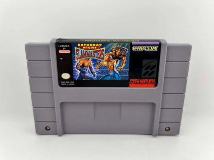 SATURDAY NIGHT SLAM MASTERS SUPER NINTENDO SNES