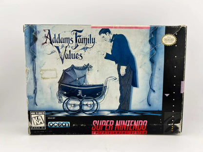 ADDAMS FAMILY VALUES En boite SUPER NINTENDO SNES