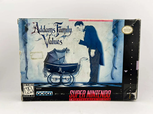 ADDAMS FAMILY VALUES En boite SUPER NINTENDO SNES