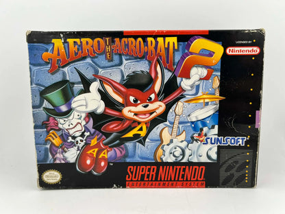 AERO THE ACRO-BAT 2 EN BOITE SUPER NINTENDO SNES