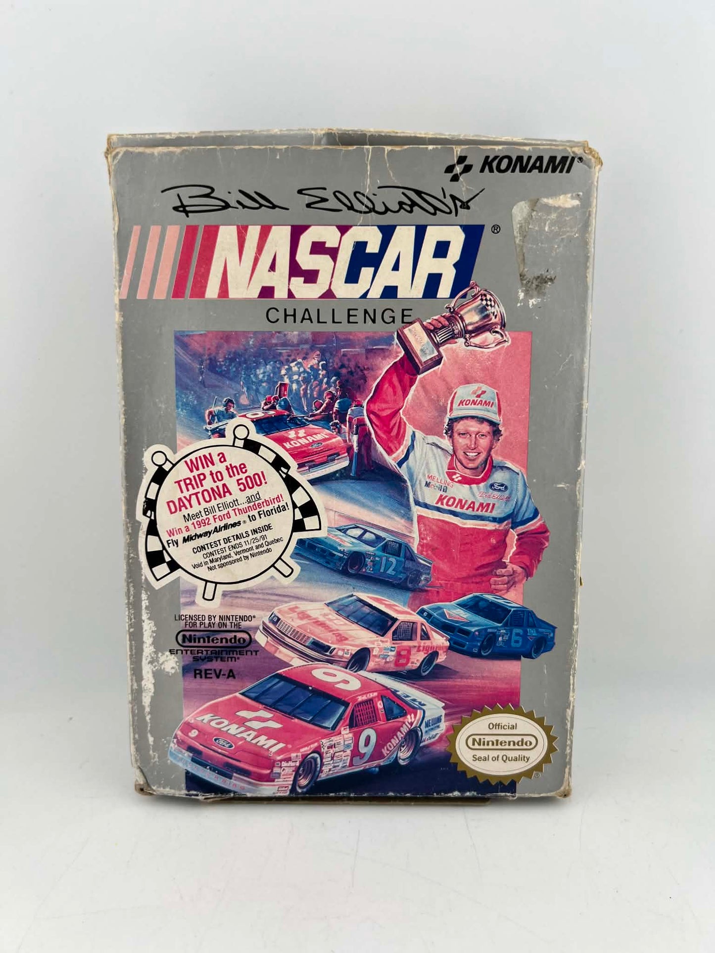 BILL ELLIOTS NASCAR CHALLENGE EN BOITE NINTENDO NES
