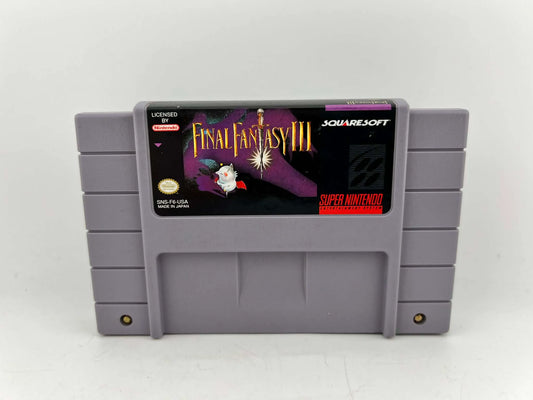 Final Fantasy III 3 Ou VI 6  Super Nintendo SNES