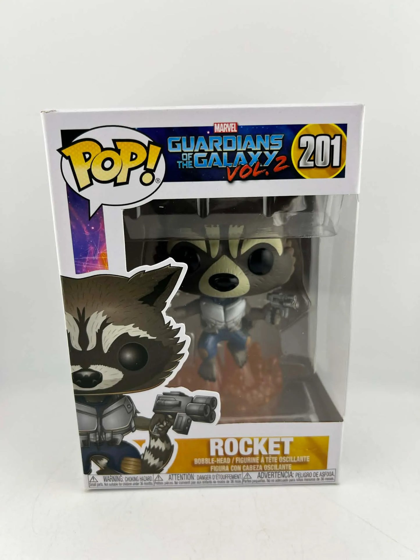 Funko Pop! Marvel Guardians of the Galaxy Vol. 2: Rocket #201