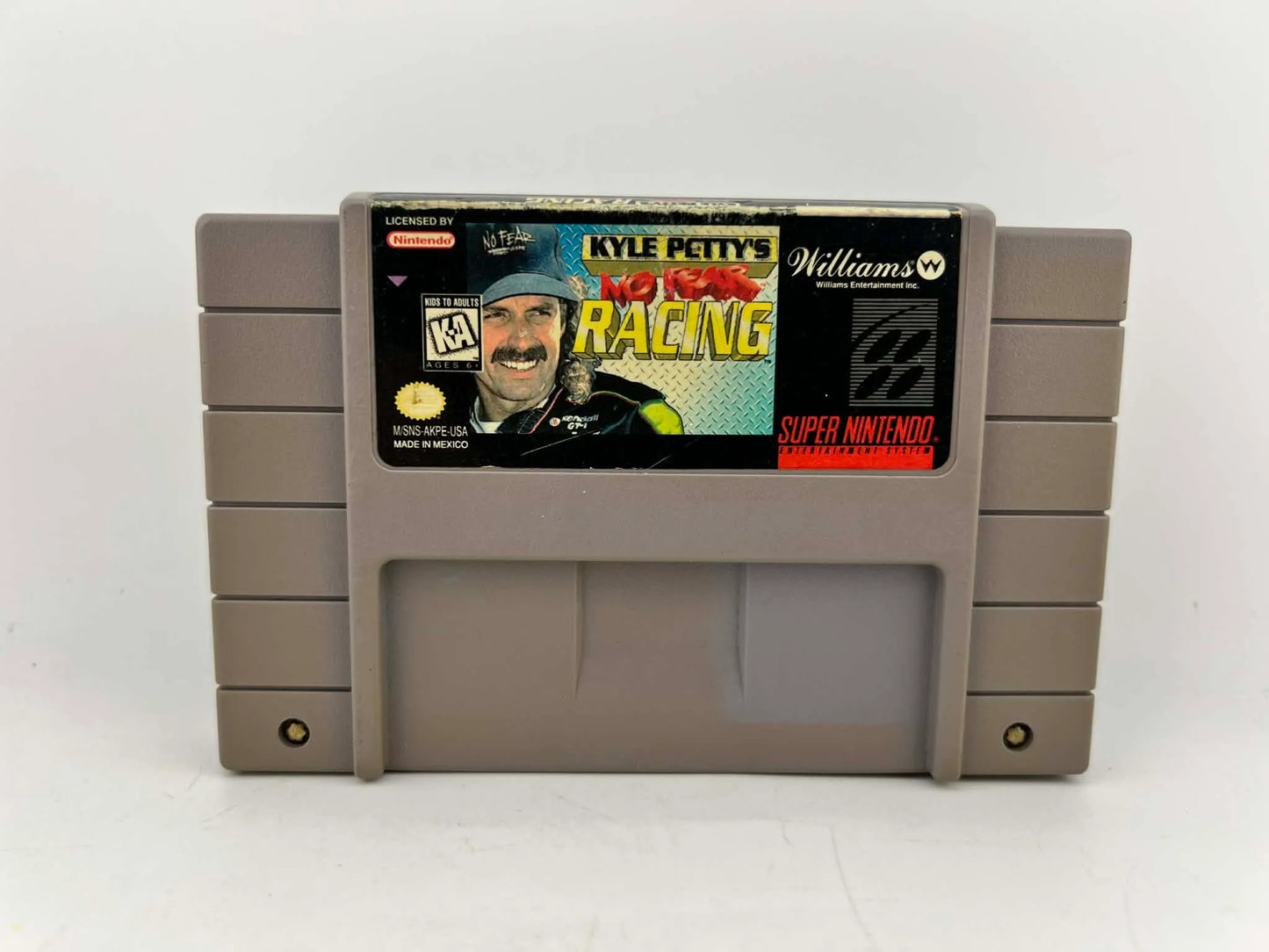 Kyle Petty's No Fear Racing super nintendo snes
