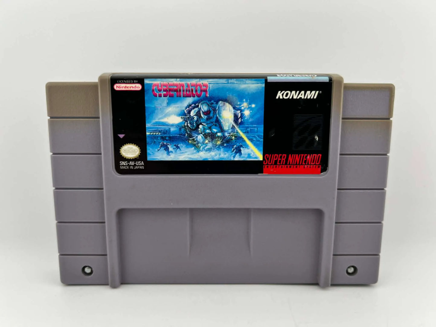 CYBERNATOR SUPER NINTENDO SNES