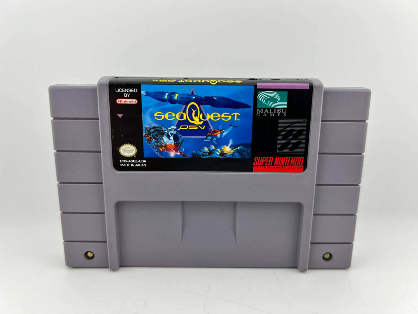 SEAQUEST DSV SUPER NINTENDO SNES