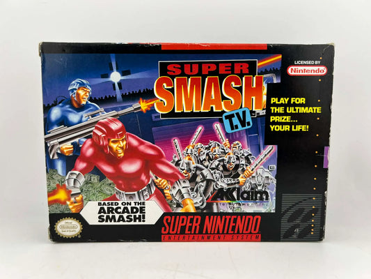 SUPER SMASH TV EN BOITE SUPER NINTENDO SNES