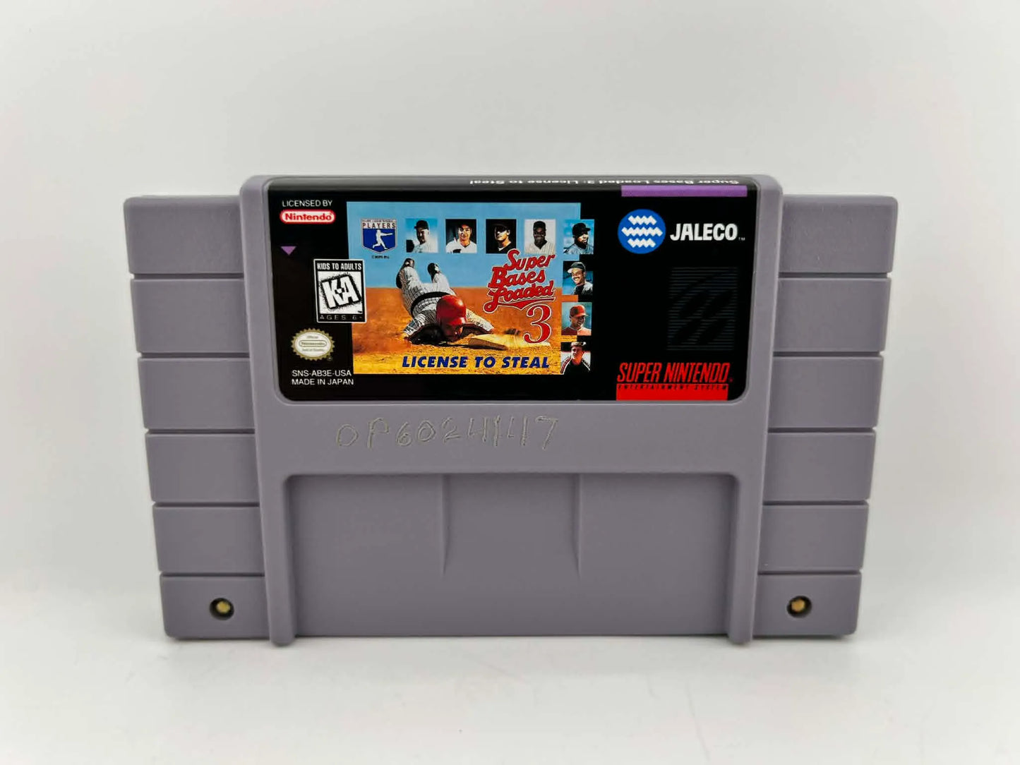 SUPER BASES LOADED 3 SUPER NINTENDO SNES