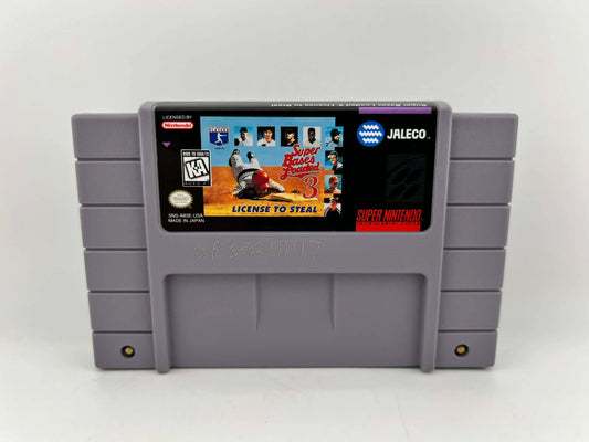 SUPER BASES LOADED 3 SUPER NINTENDO SNES