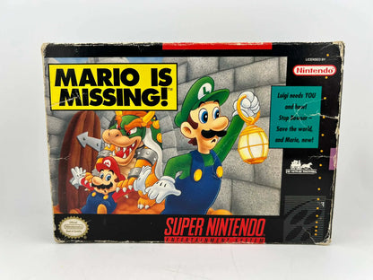 MARIO IS MISSING ! EN BOITE SUPER NINTENDO SNES
