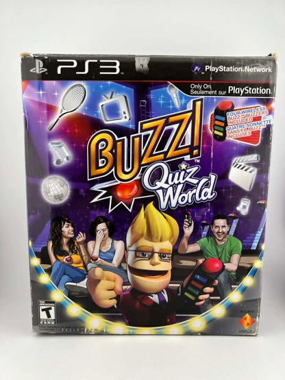 Buzz! Quiz World 4 Manettes En boite Playstation 3 PS3
