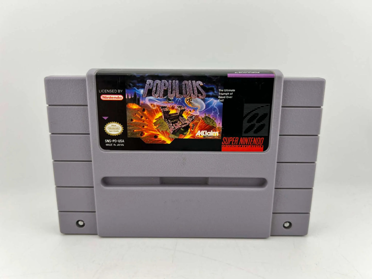 Populous Super Nintendo Snes