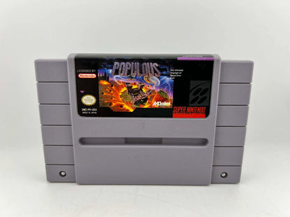 Populous Super Nintendo Snes