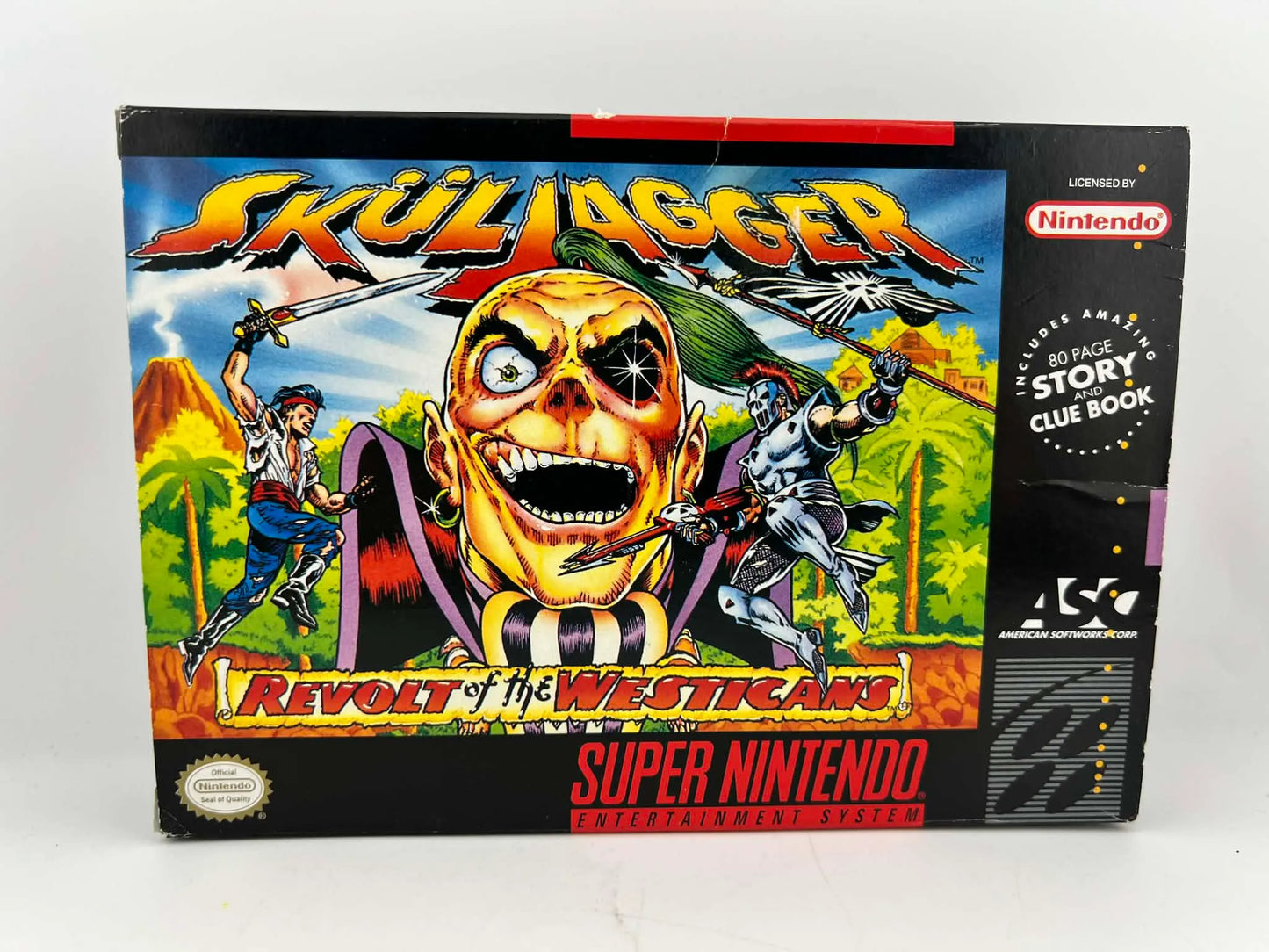SKULJAGGER en boite SUPER NINTENDO SNES