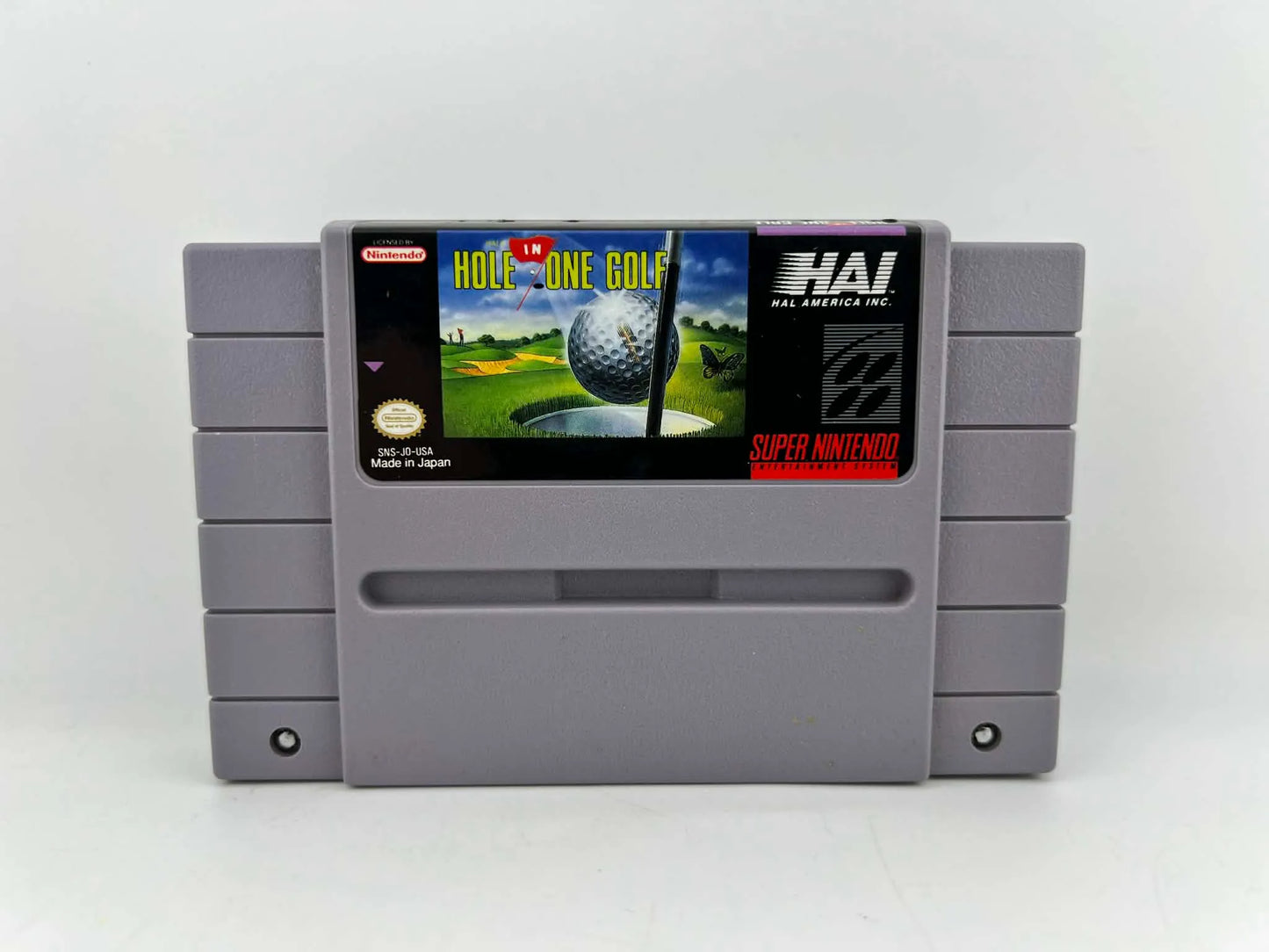 HAL'S HOLE IN ONE GOLF SUPER NINTENDO SNES